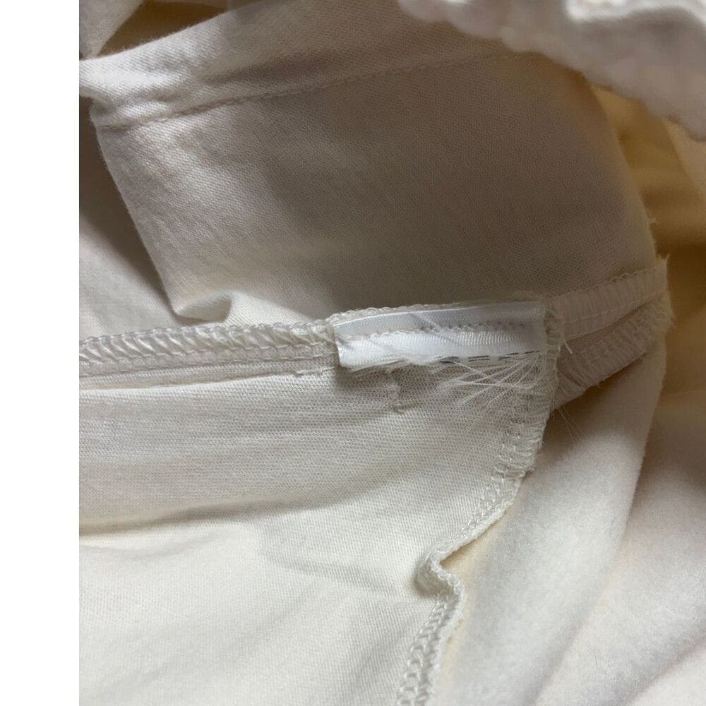 Athleta Triumph Hybrid Wide Leg Crop Pants 1X Plus Size White Magnolia Yoga - Picture 11 of 11
